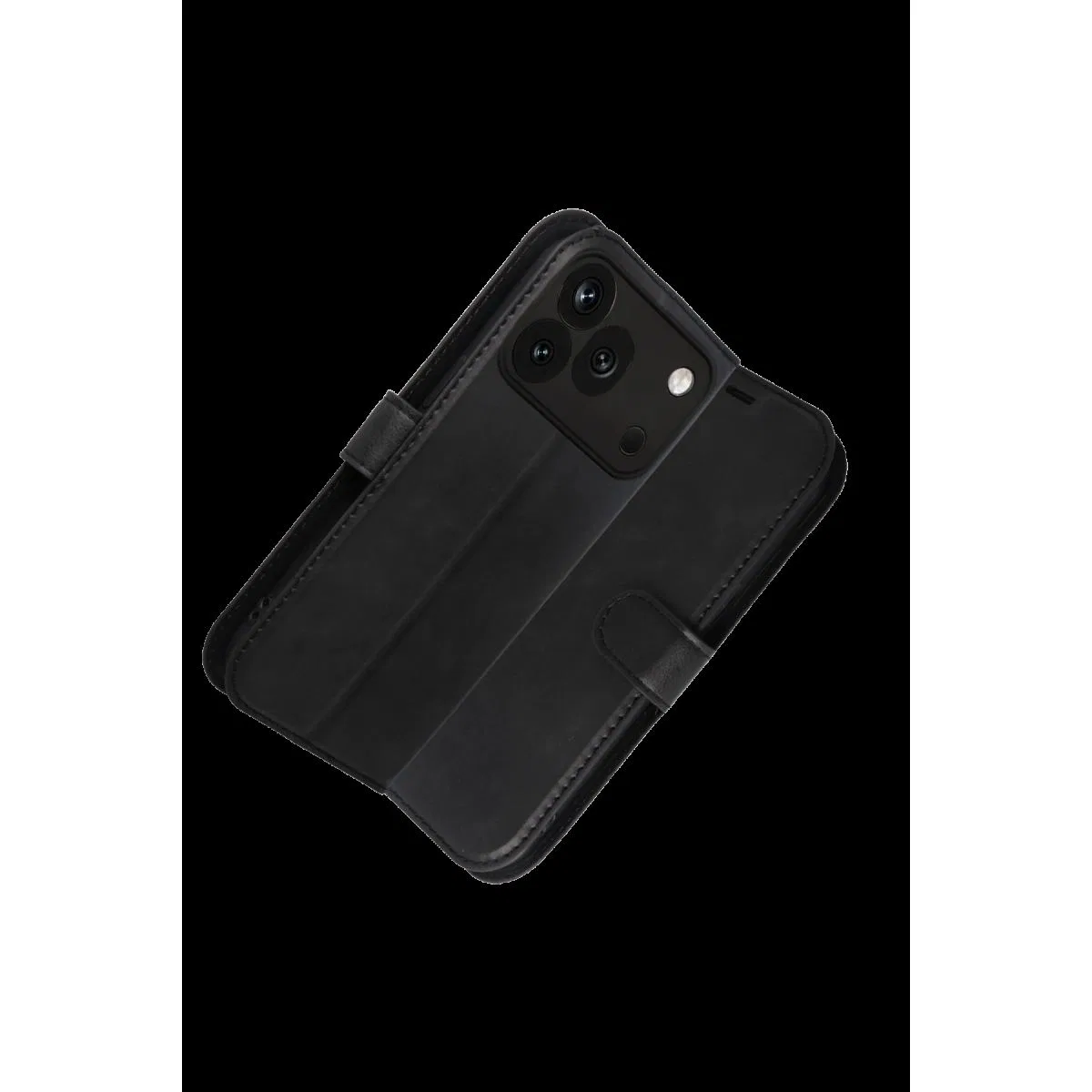 Huawei Honor 600 Pro Trend S Plus Kapaklı Kılıf - Siyah görsel 2