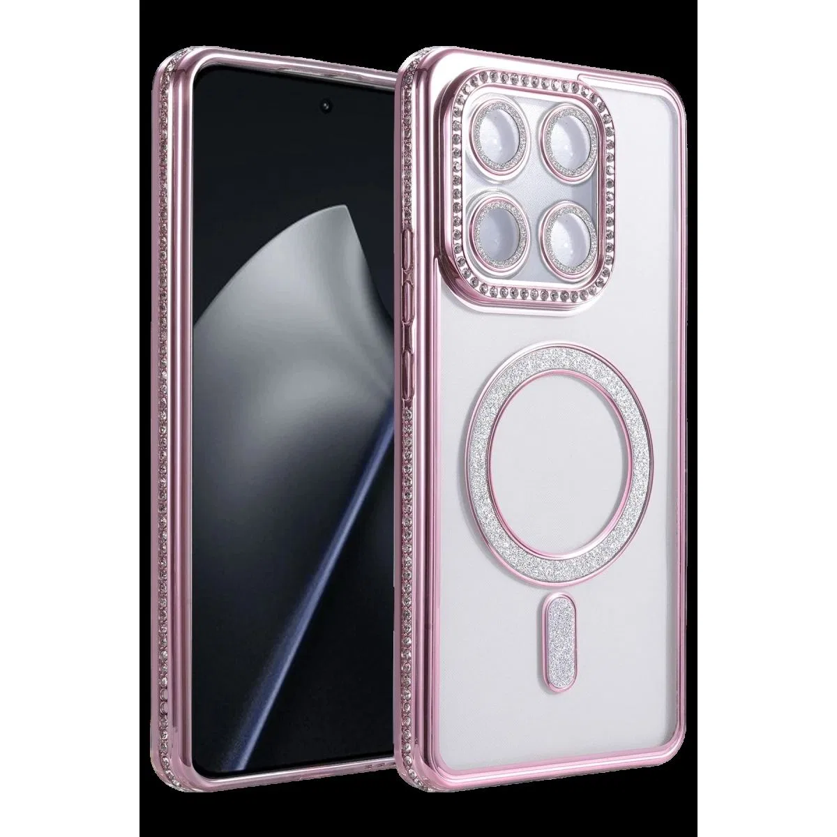 Newface Xiaomi Mi 17t Joke Simli Magneticsafe Kılıf - Pembe