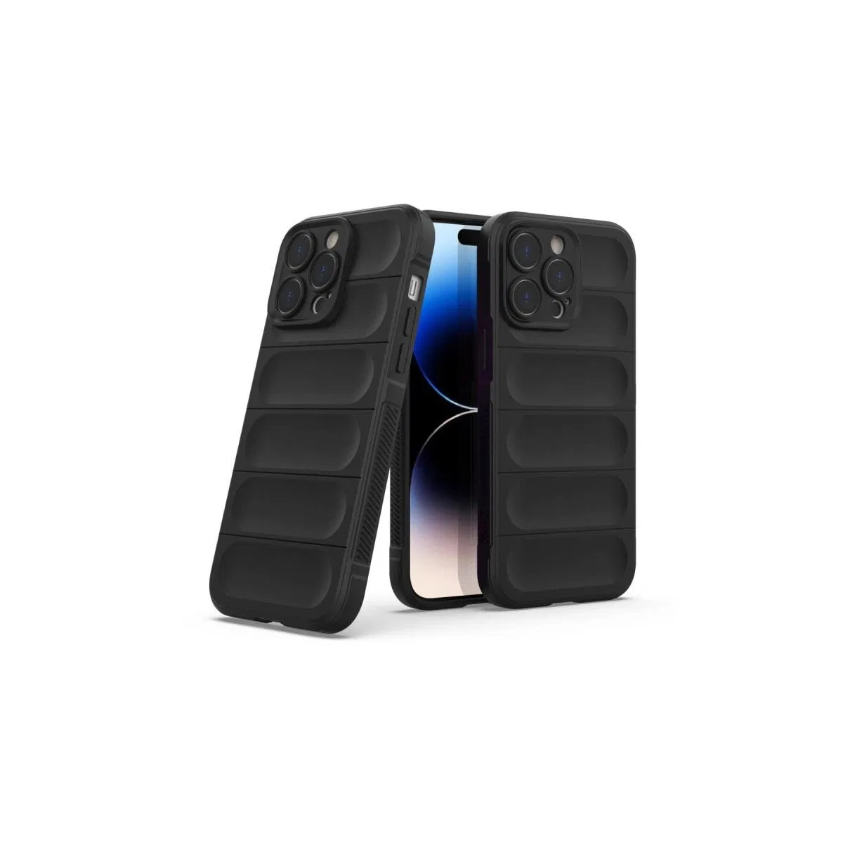 Apple İphone 14 Pro Max Kılıf Optimum Silikon - Siyah görsel 2