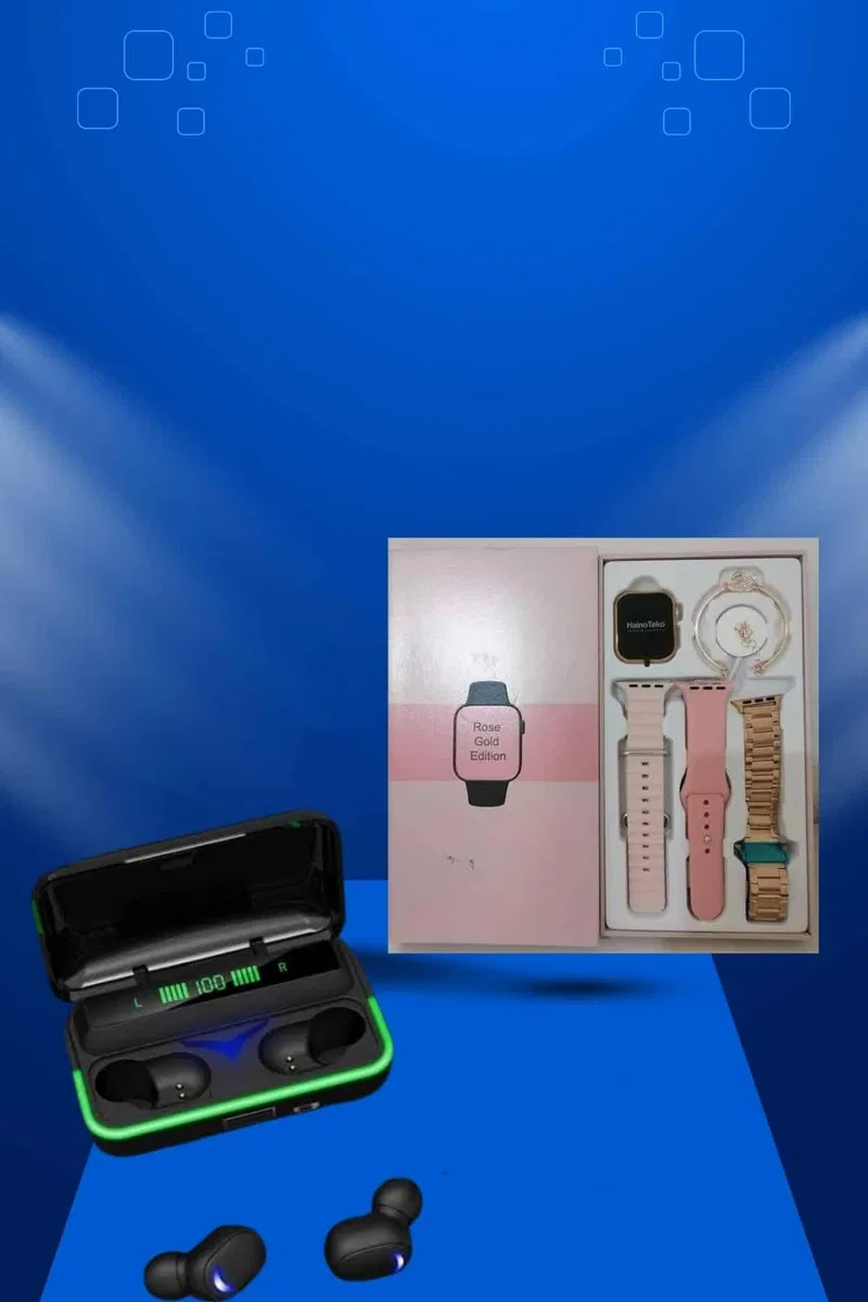 Kadınlara Özel Bileklik Hediyeli Akıllı Saat ve Dijital Göstergeli ANC Özellikli Bluetooth Kulaklık görsel 5