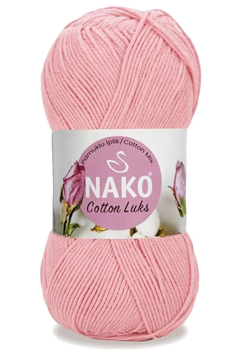 5 Adet Cotton Lüks Yelek Tunik Kazak Bluz Hırka İpi Yünü Açık Pembe 97548 görsel 2