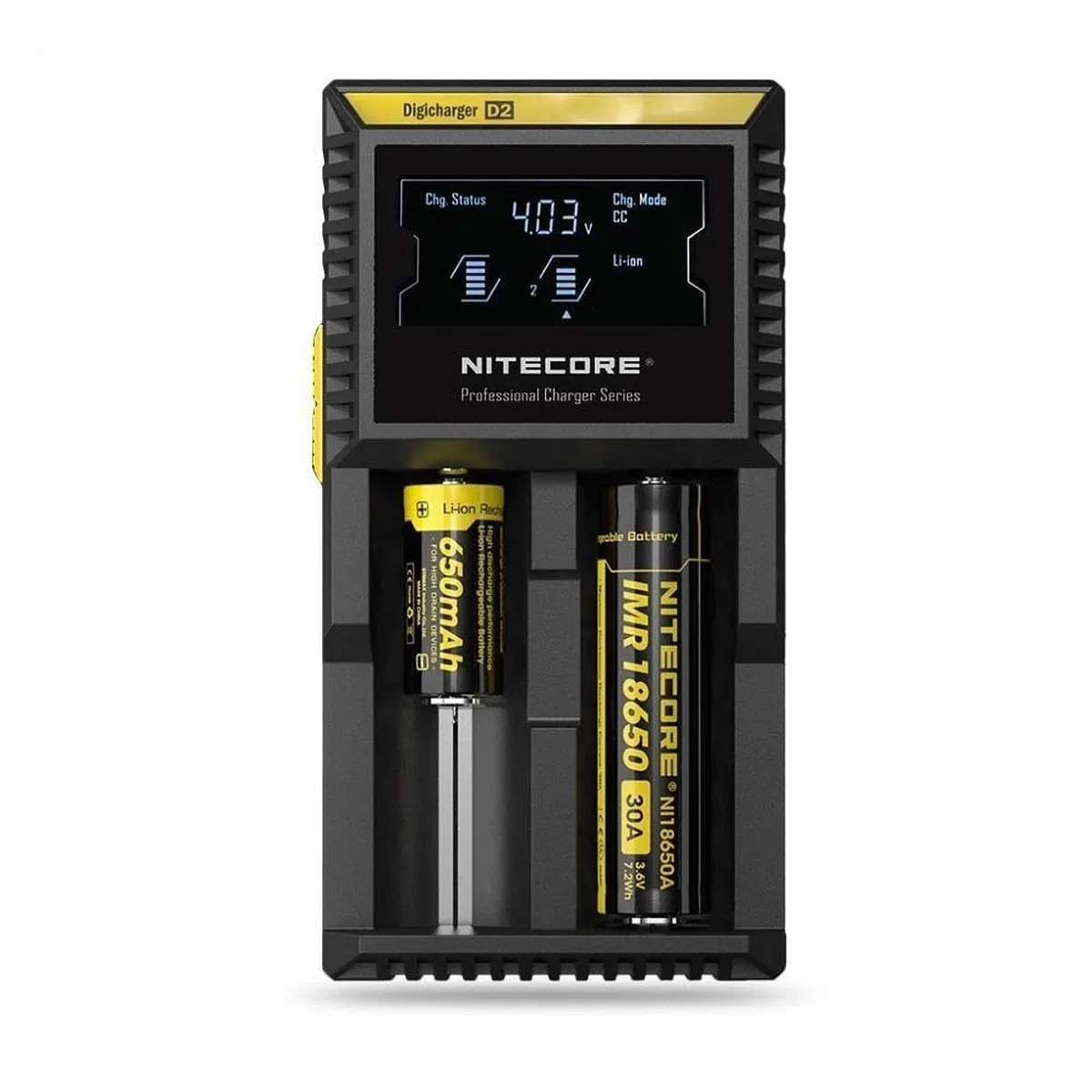 Nitecore D2 Digi Charger Li-ion / Nı-cd / Nı-mh / Lifepo4 Dijital Pil Şarj Cihazı görsel 2