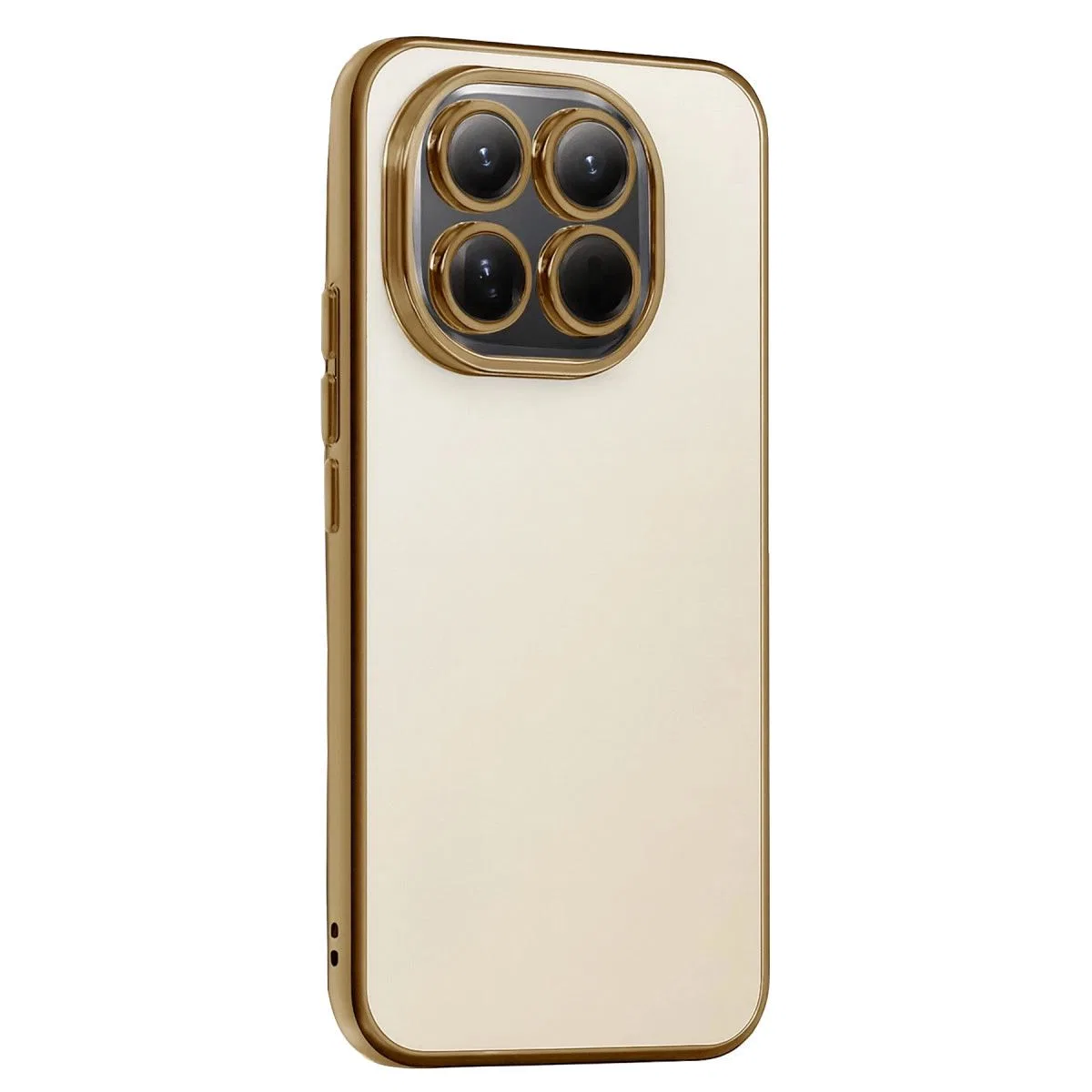 Xiaomi Mi 15 Razer Lensli Silikon - Gold görsel 3