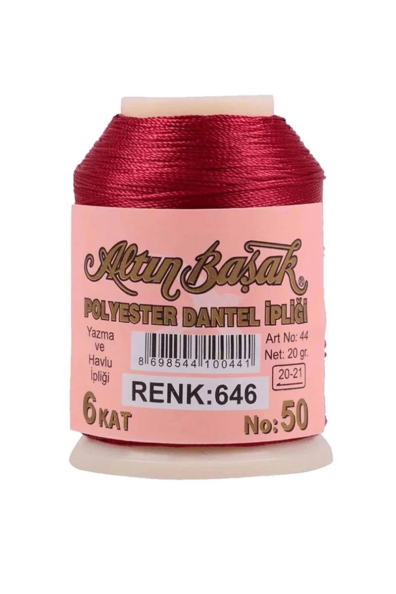 3 Adet Altınbaşak Oya ve Dantel İpi 20 gr - Royaleks - No: 646 görsel 3