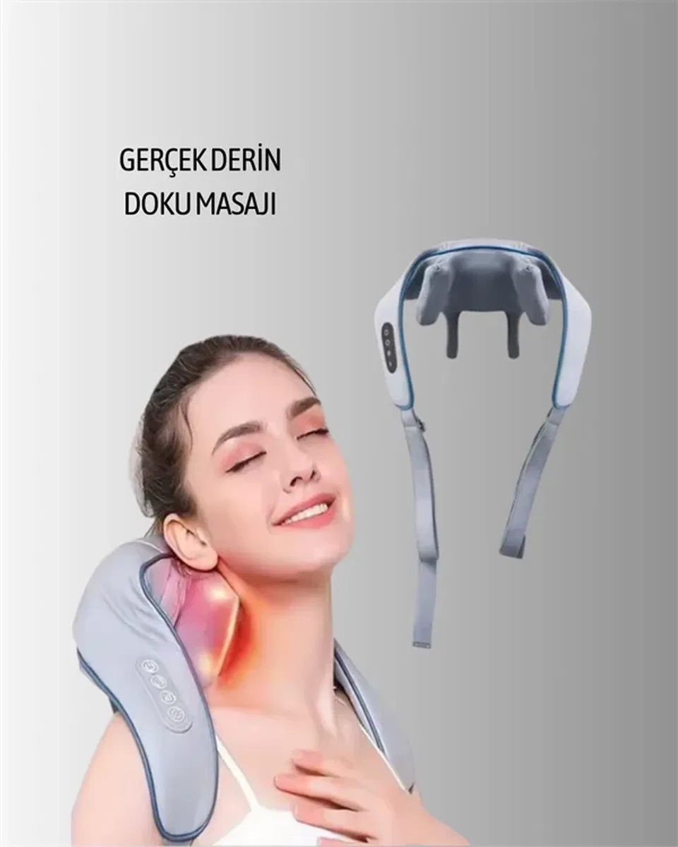 1800mAh Pil Kapasiteli Boyun Masaj Aleti görsel 4
