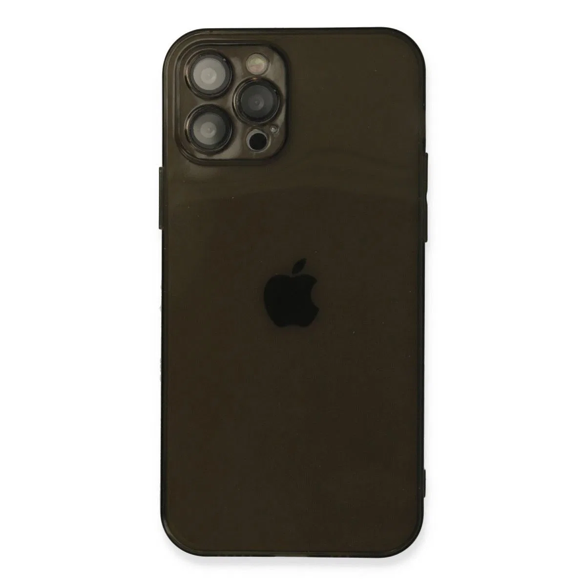 Apple İphone 12 Pro Kılıf Fly Lens Silikon - Siyah