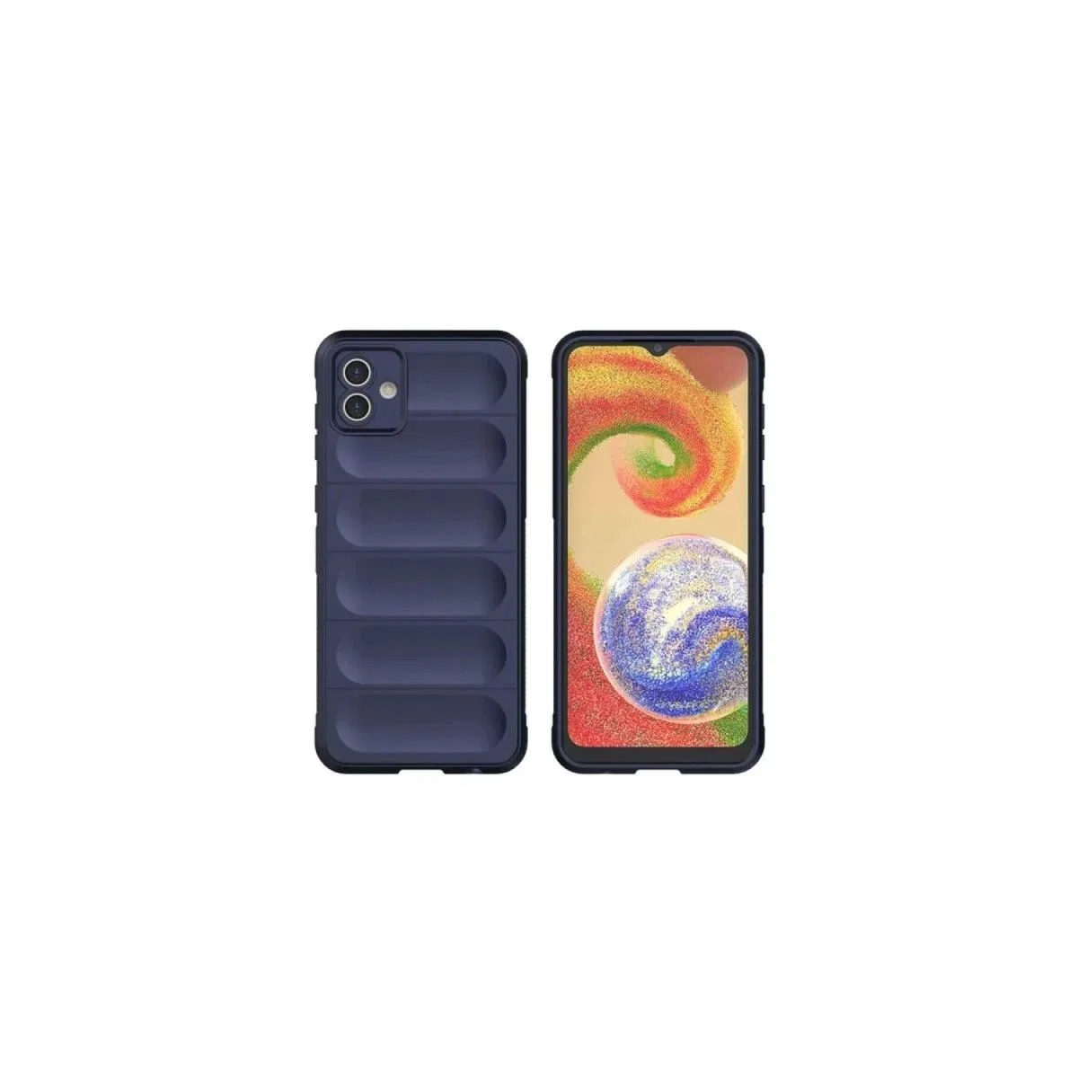 Samsung Galaxy A06 Kılıf Optimum Silikon - Lacivert görsel 3