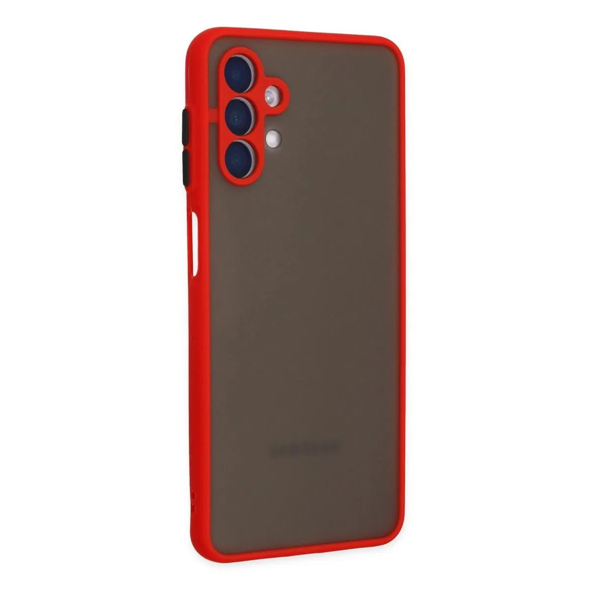 Samsung Galaxy A04s Kılıf Montreal Silikon Kapak - Kırmızı görsel 2