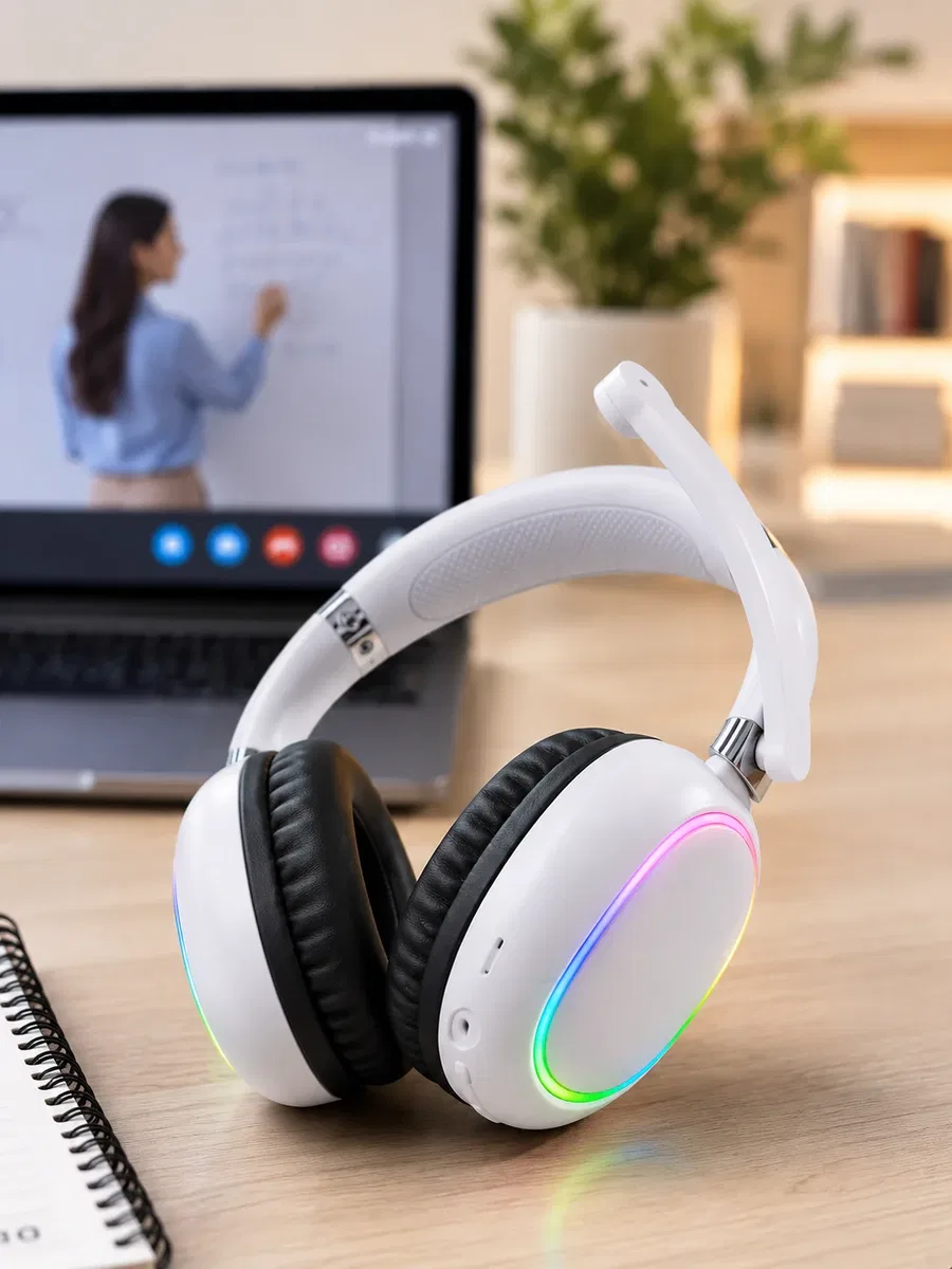 RGB BEYAZ KULAKLIK MAX-17 görsel 3