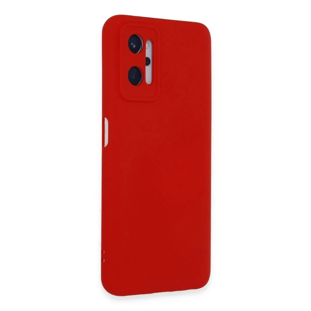 Realme 9i 4g Kılıf Nano İçi Kadife Silikon - Kırmızı görsel 2
