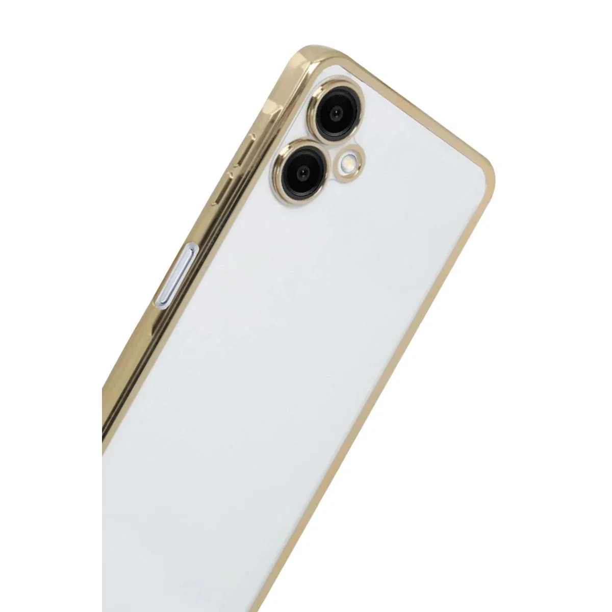 Samsung Galaxy A07 4g Razer Lensli Silikon - Gold görsel 3