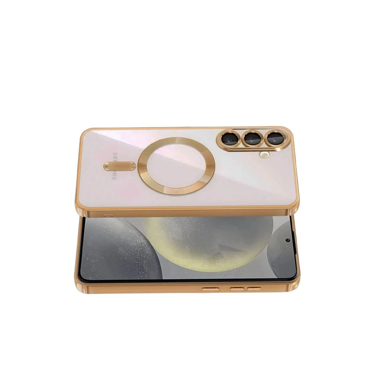Samsung Galaxy S26 Plus Kross Magneticsafe Kapak - Çöl Titanyum görsel 3