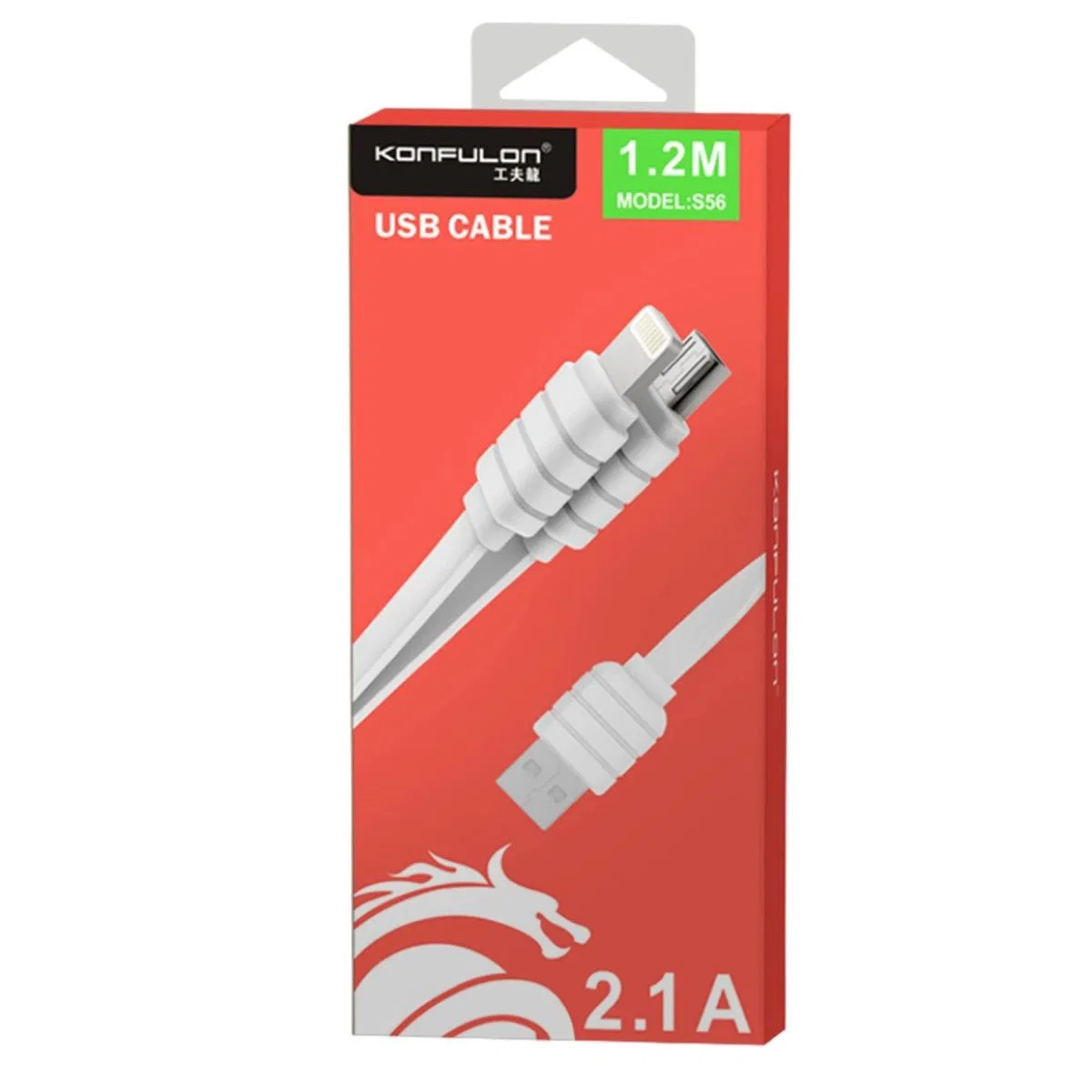 S56 2in1 (lightning-micro Usb) Kablo 1. 2m 2. 1a görsel 2