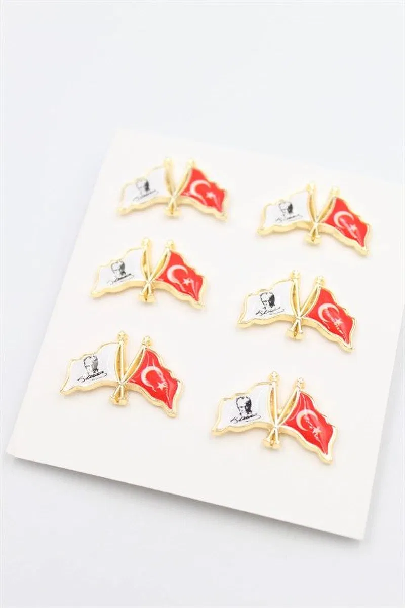 Türk Baykraklı Rozet - Altın görsel 2