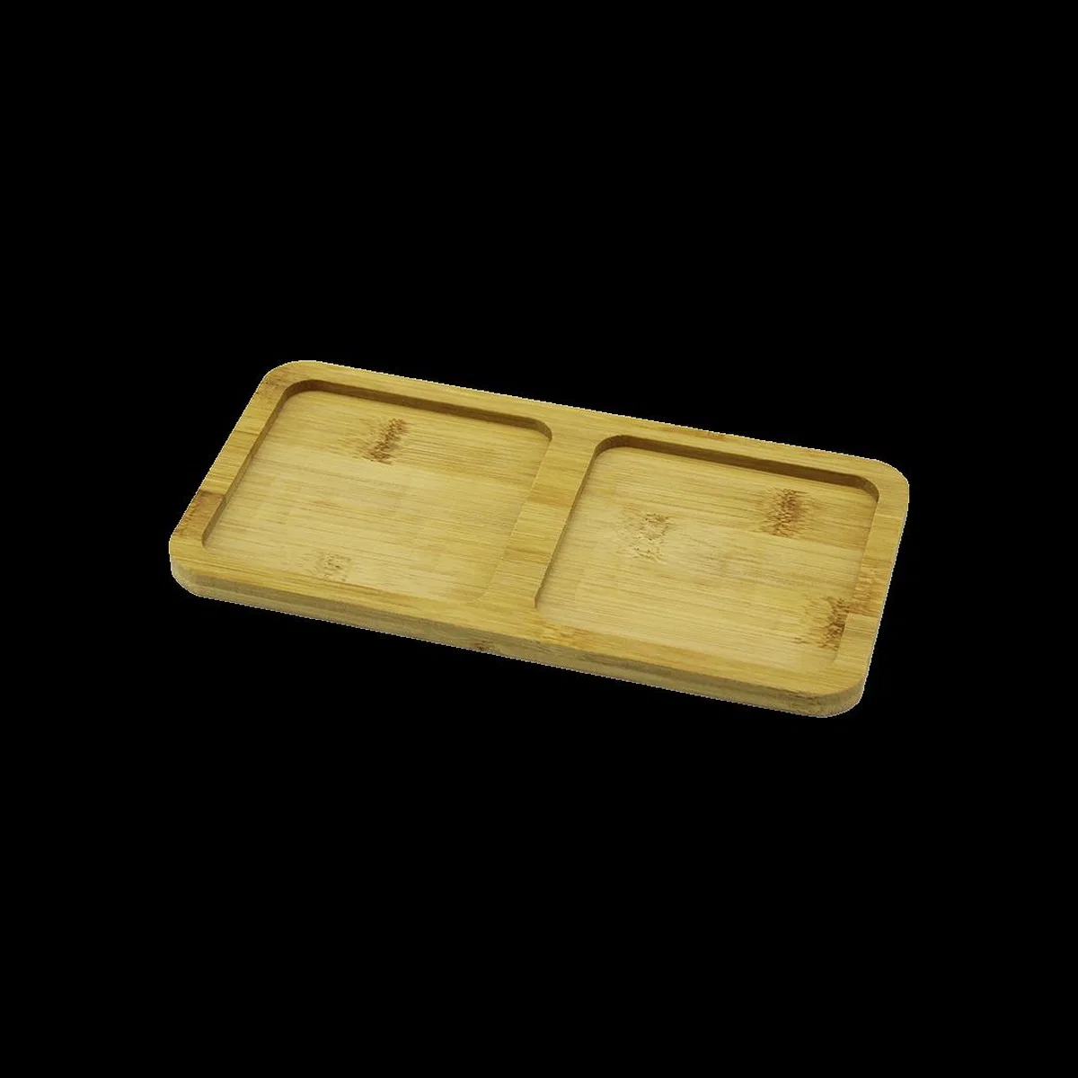 Bambu 2 Bölmeli Yağdanlık Altlığı 20x10x0. 8 cm görsel 4