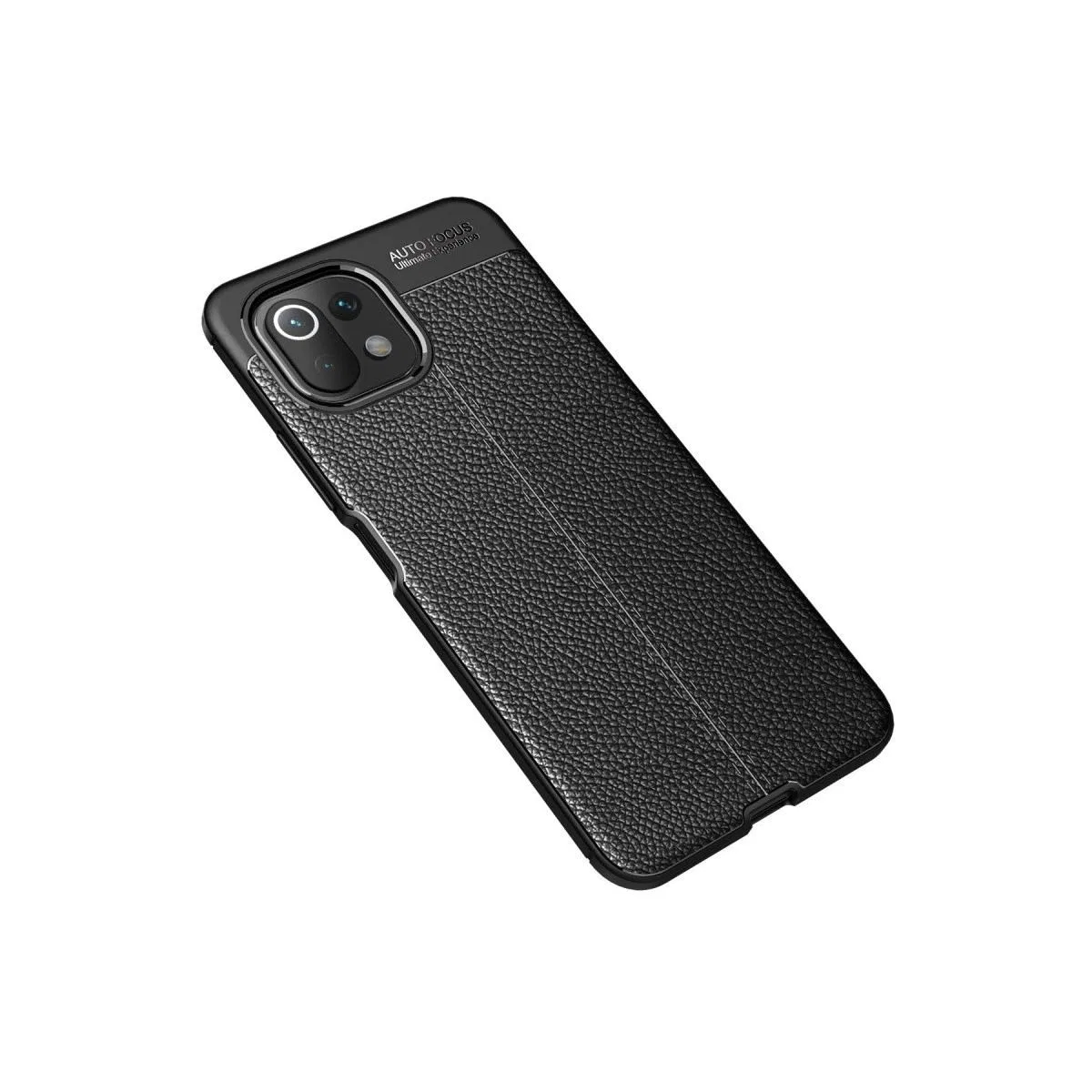 Xiaomi Mi 11 Lite Kılıf Auto Focus Kapak - Siyah görsel 2