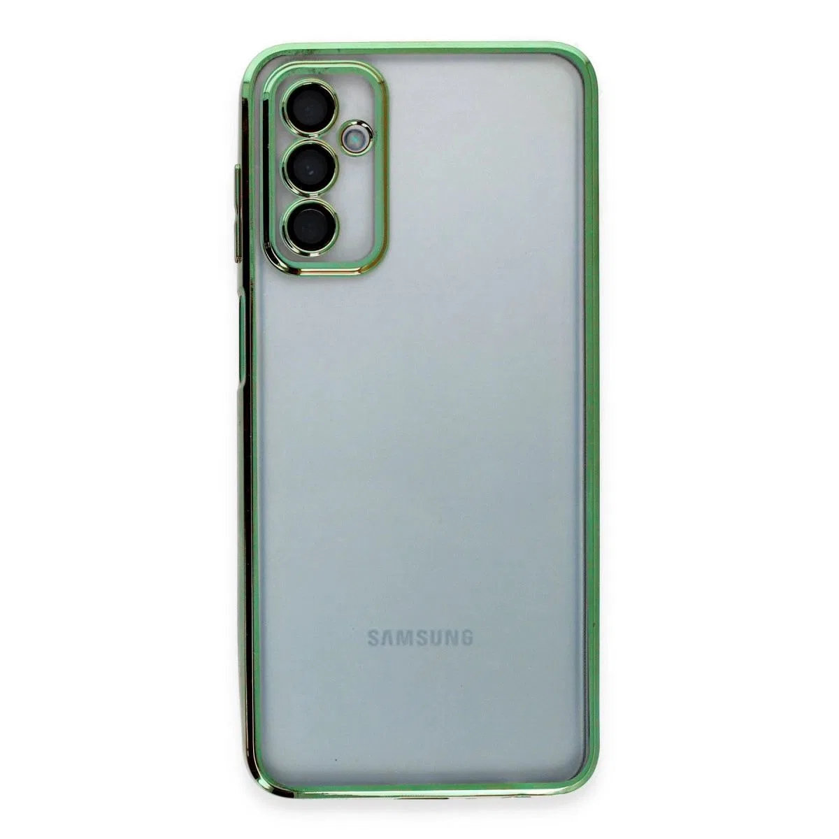 Samsung Galaxy M23 Kılıf Razer Lensli Silikon - Yeşil görsel 2