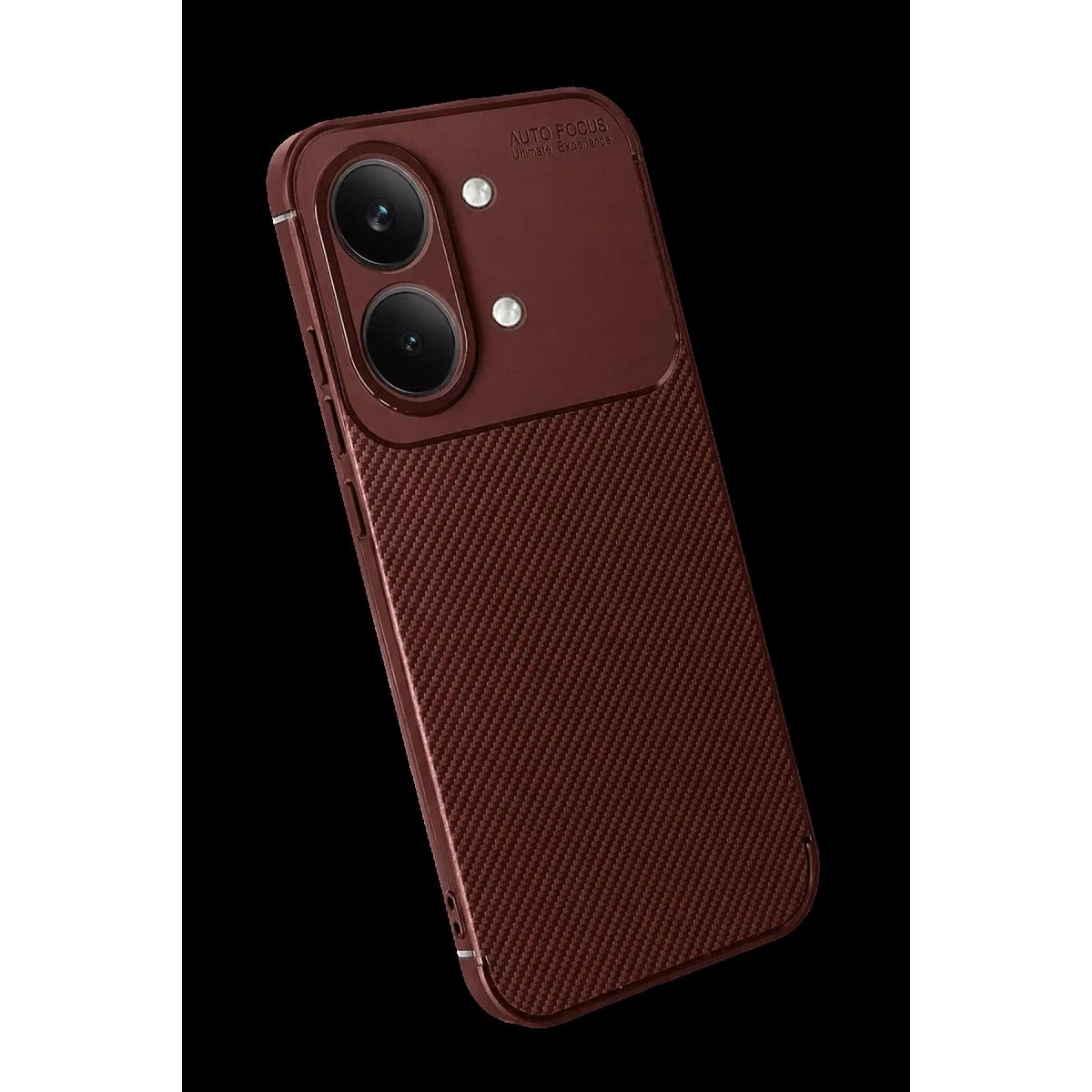 Xiaomi Poco X8 Pro Max Auto Focus Karbon Kapak - Bordo görsel 2