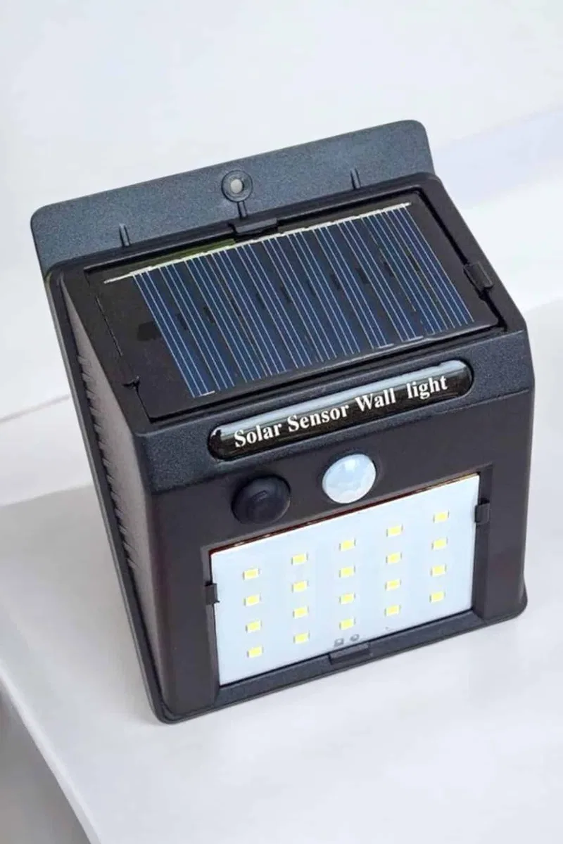 Solar Lamba Giriş, Bahçe Yol Avlu Hareket Sensörlü Led görsel 5