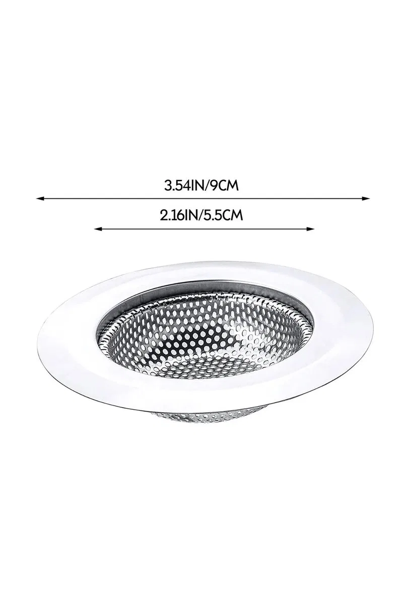 Mutfak Su Lavabo Filtresi Örgü Süzgeç Paslanmaz Çelik 7. 5 cm Çap görsel 4
