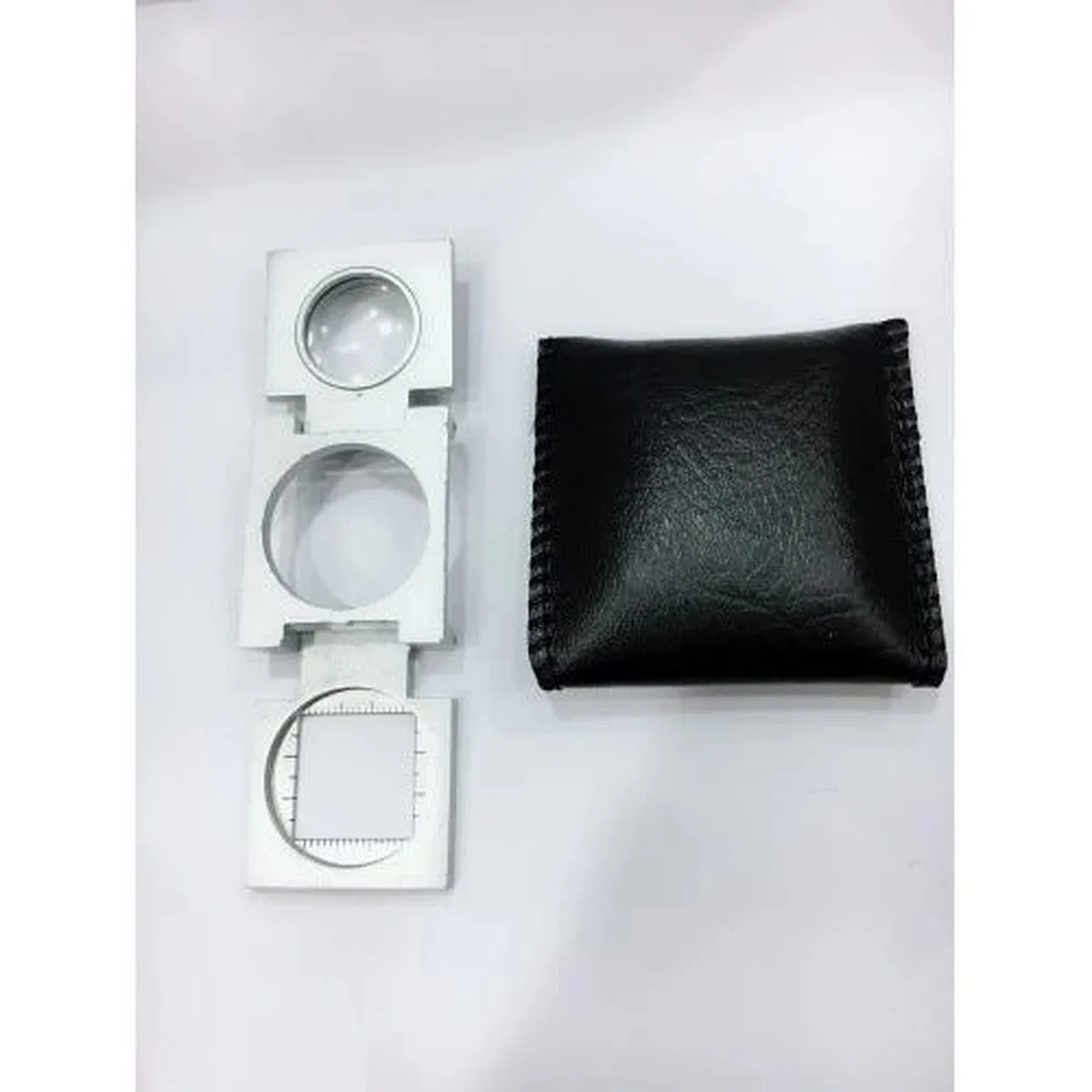 20 Mm Büyüteç Lup Dokumacı Büyüteci Full Çelik Katlanabilir Th9007a görsel 7