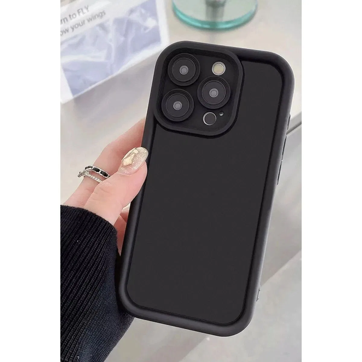 Samsung Galaxy A06 Kılıf Viera Silikon - Bordo görsel 2
