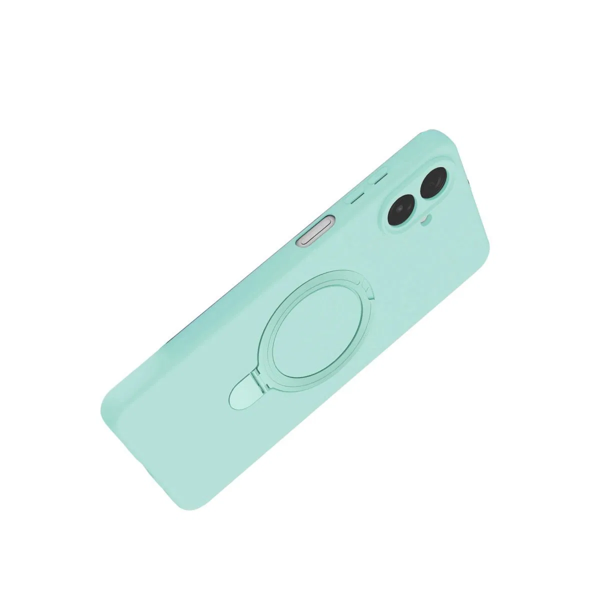 Samsung Galaxy A07 4g Regal Magsafe Standlı Kapak - Su Yeşili görsel 3
