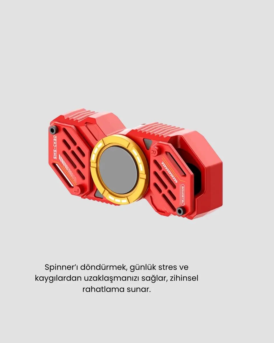 Bluetooth Müzikli Spinner – Stres Azaltıcı, Işıklı ve Dayanıklı Tasarım görsel 4
