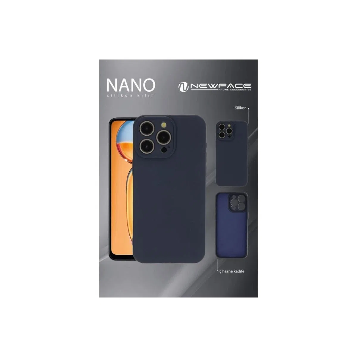 Apple İphone 11 Pro Max Kılıf Nano İçi Kadife Silikon - Mavi görsel 2