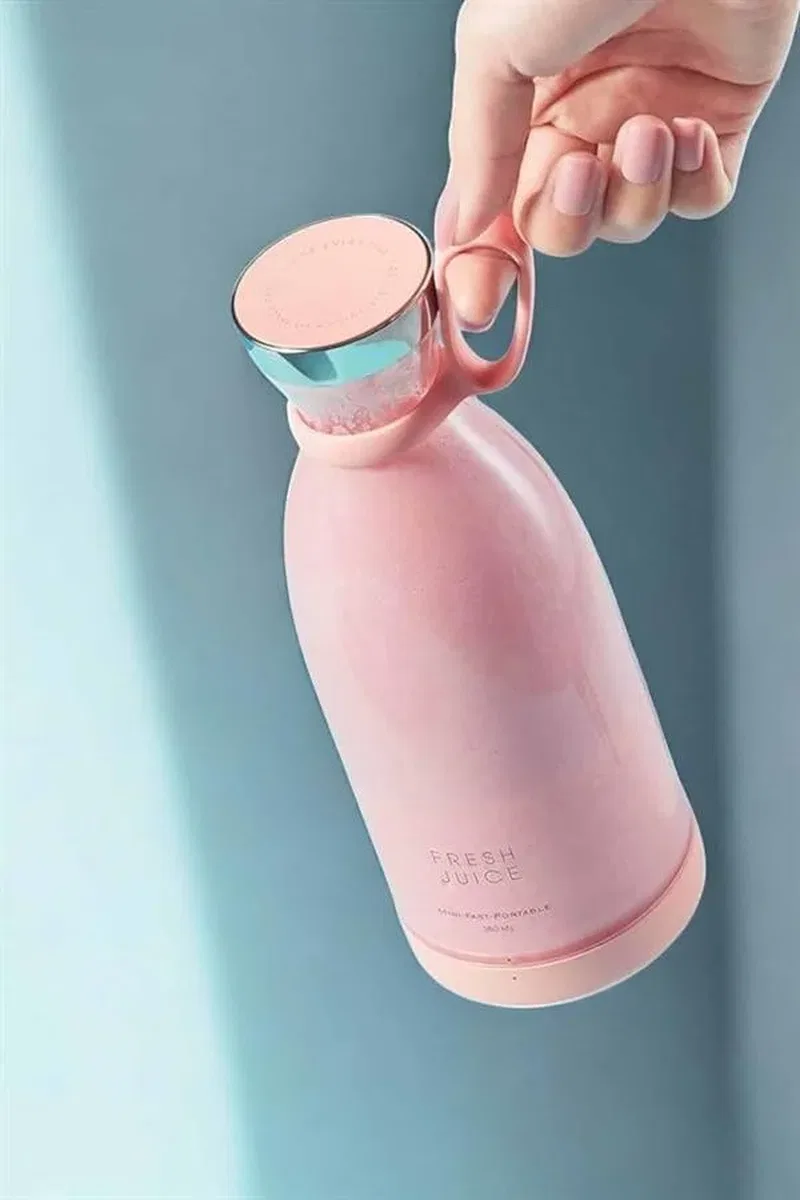 Bardak Blender Smoothie Meyve Sıkacağı Şarjlı Cam Taşınabilir görsel 4