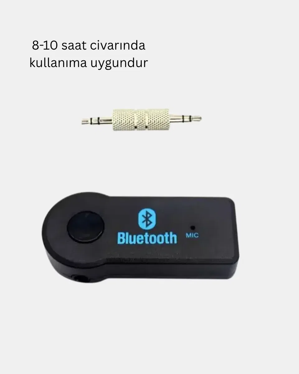 Bluetooth Araç Kiti AUX MP3 Çalar Kablosuz Eller Serbest Cihaz görsel 4