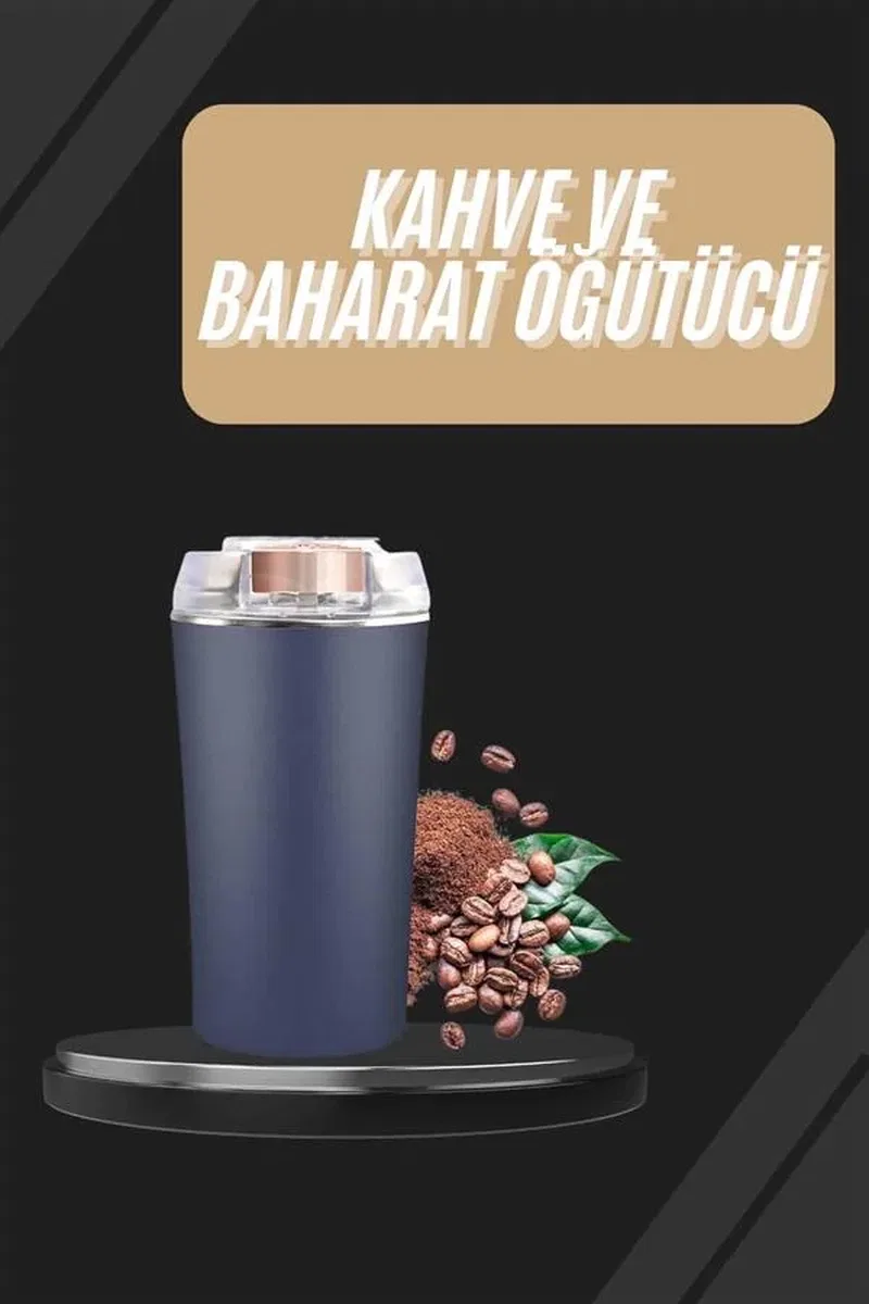 Dayanıklı Paslanmaz Çelik Kolay Kullanım Kahve Ve Baharat Öğütücü görsel 2