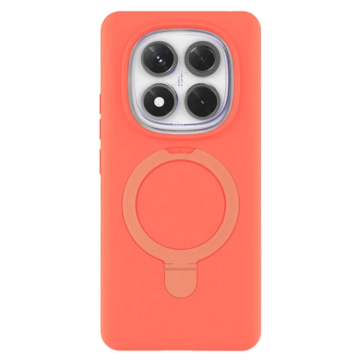 Xiaomi Redmi Note 14 Pro 4g Regal Magsafe Standlı Kapak - Turuncu görsel 3