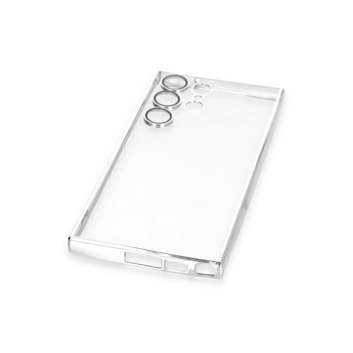 Samsung Galaxy S24 Ultra Kılıf Razer Lensli Silikon - Mor görsel 5