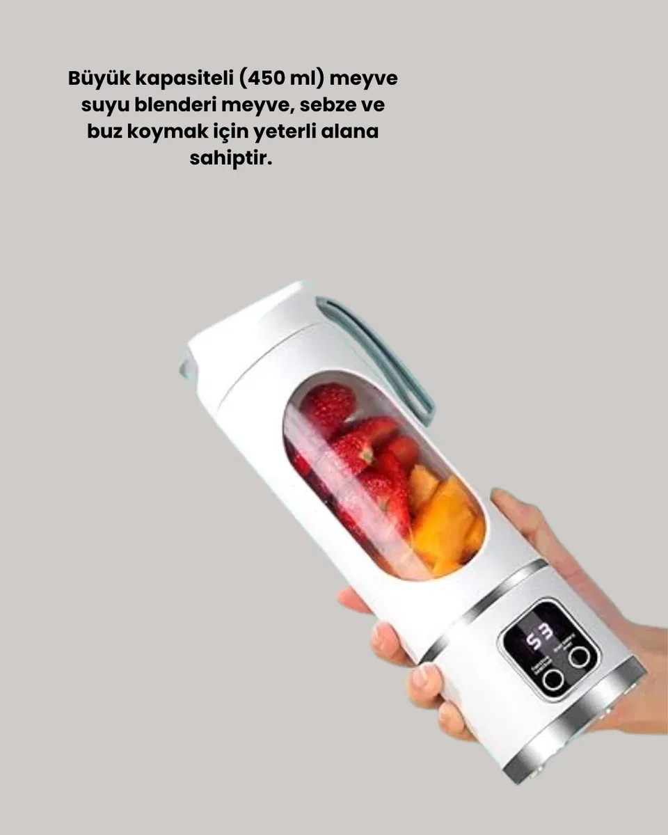 Taşınabilir Şarjlı Blender görsel 3