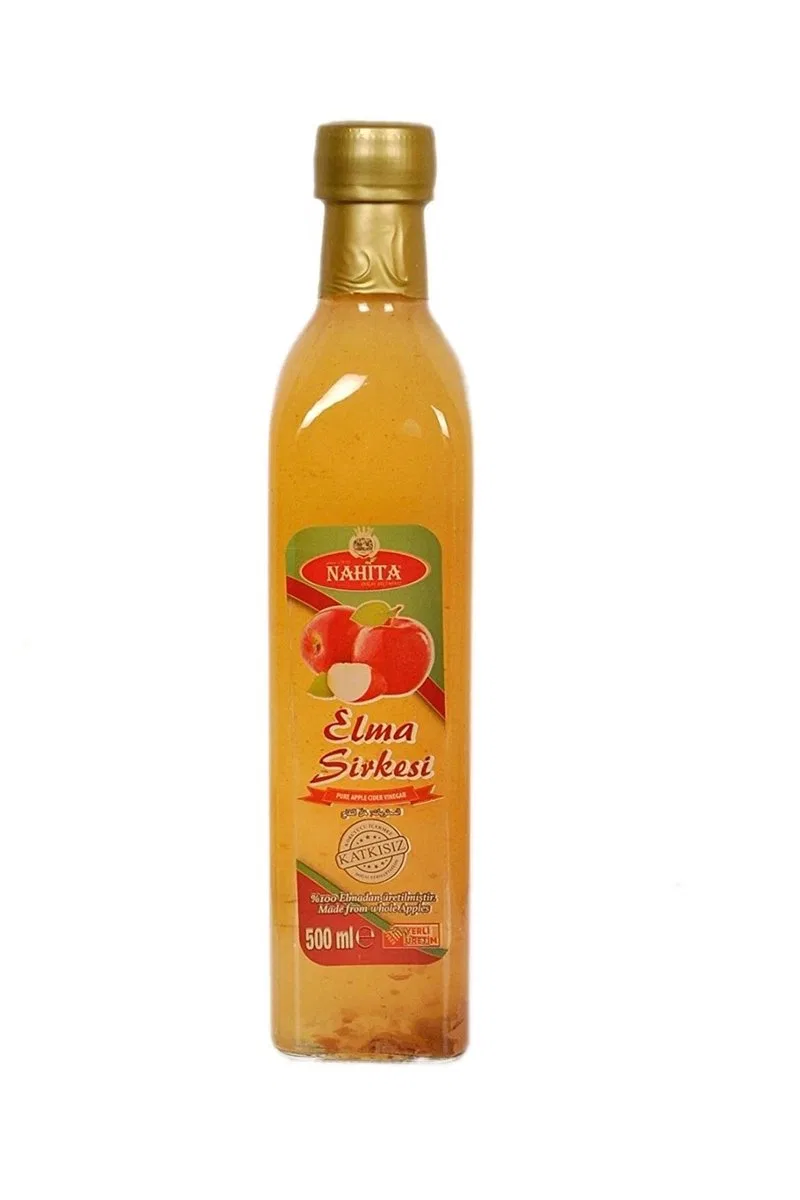 Elma Sirkesi % 100 doğal Katkısız 500 ml görsel 2