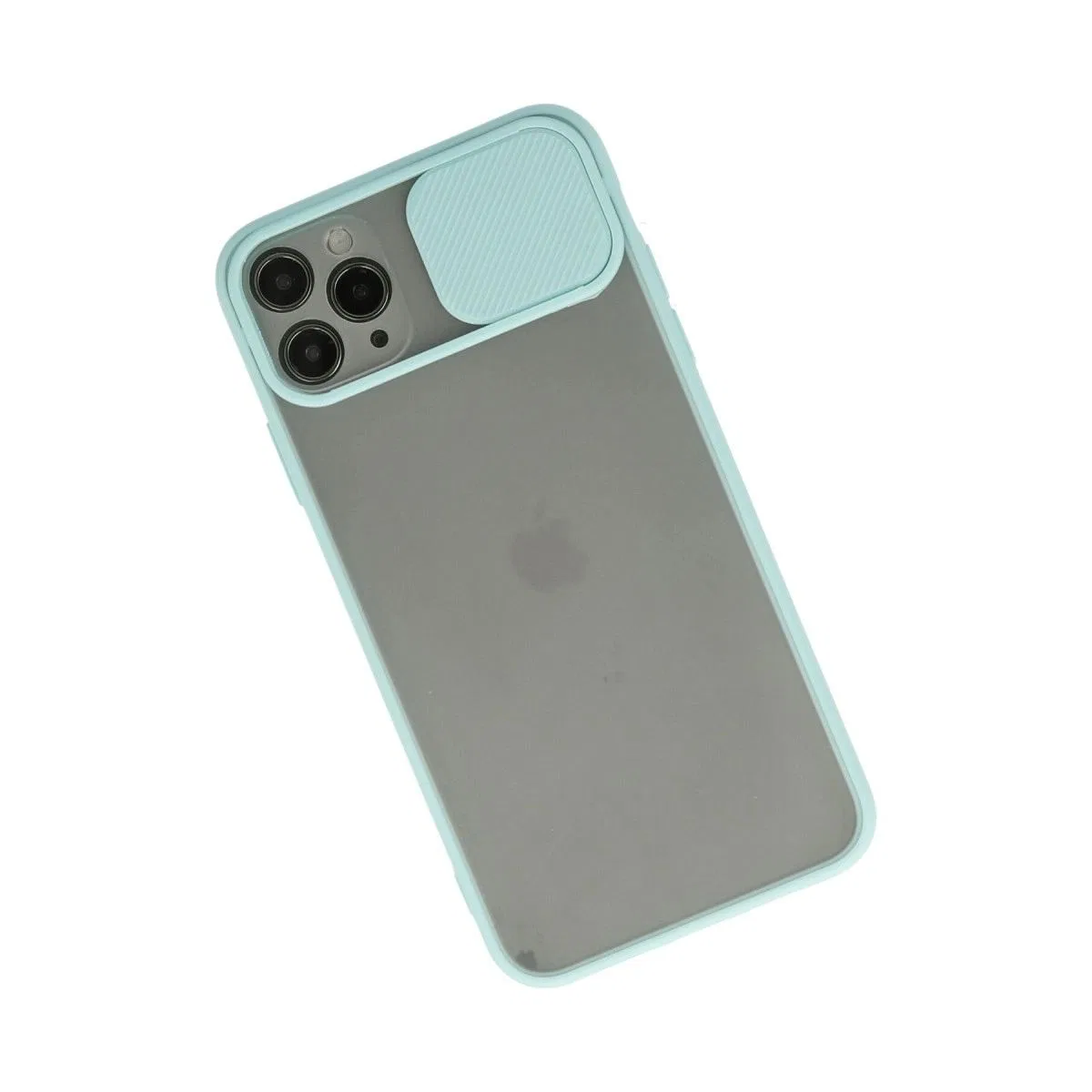 Apple İphone 11 Pro Kılıf Palm Buzlu Kamera Sürgülü Silikon - Turkuaz görsel 2