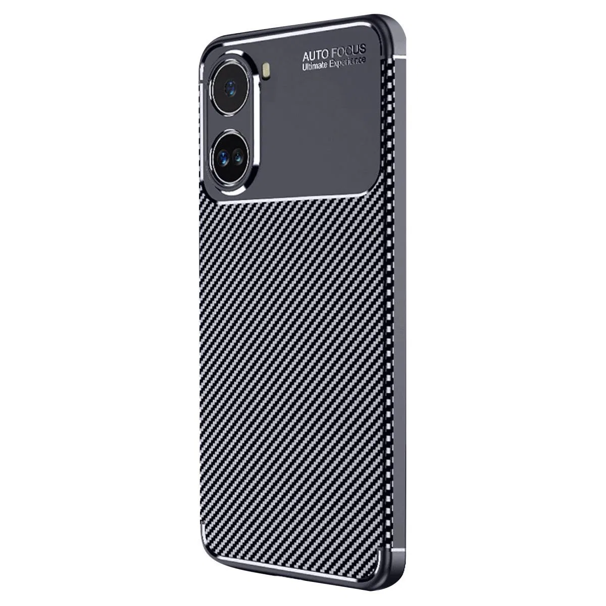 Xiaomi Poco X7 Pro Kılıf Auto Focus Karbon Kapak - Lacivert görsel 2