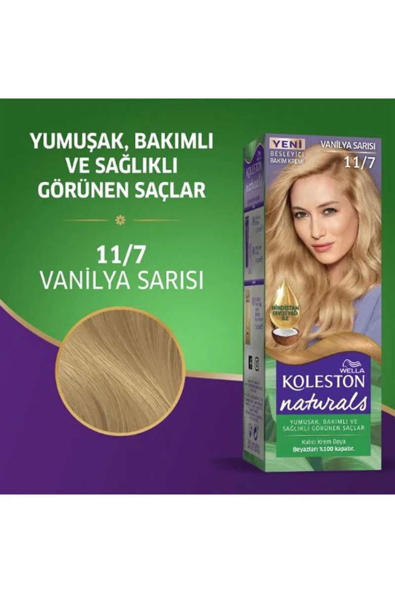 Naturals Saç Boyası Vanilya Sarısı 11/7 görsel 2