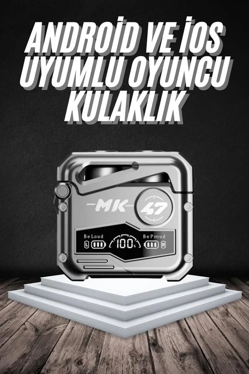 Bluetooth Kulaklık Dokunmatik Kontrol Tws kablosuz kulaklık Hi-fi Stereo görsel 2
