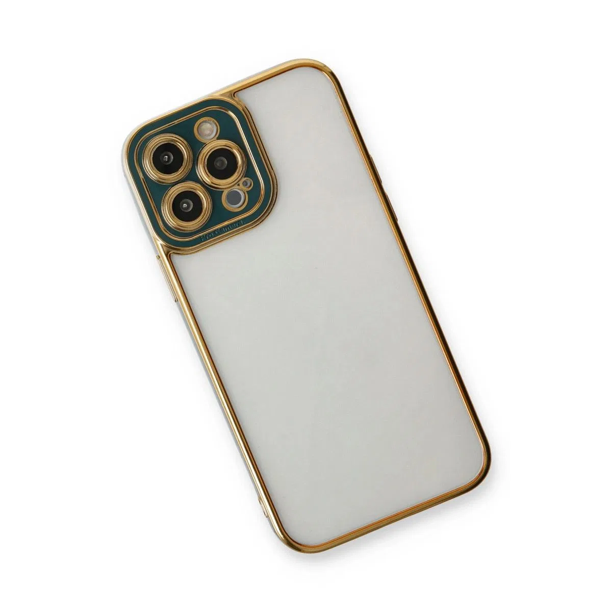 Apple İphone 14 Pro Kılıf Liva Lens Silikon - Yeşil görsel 3