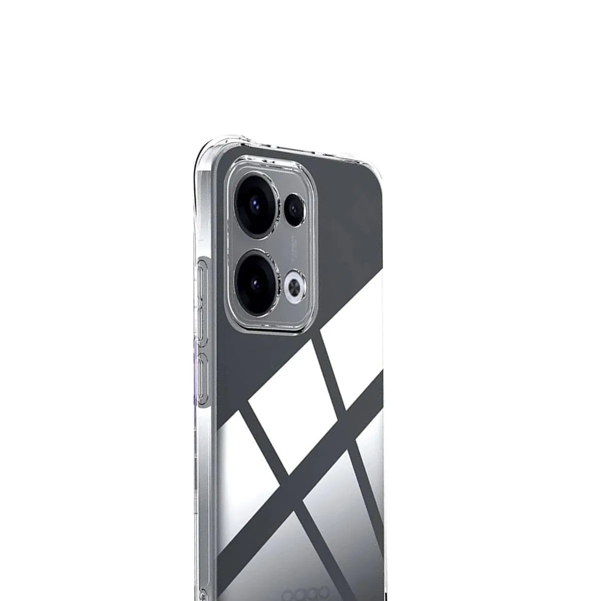 Oppo A6 Pro 4g Lüx Şeffaf Silikon - Şeffaf görsel 2