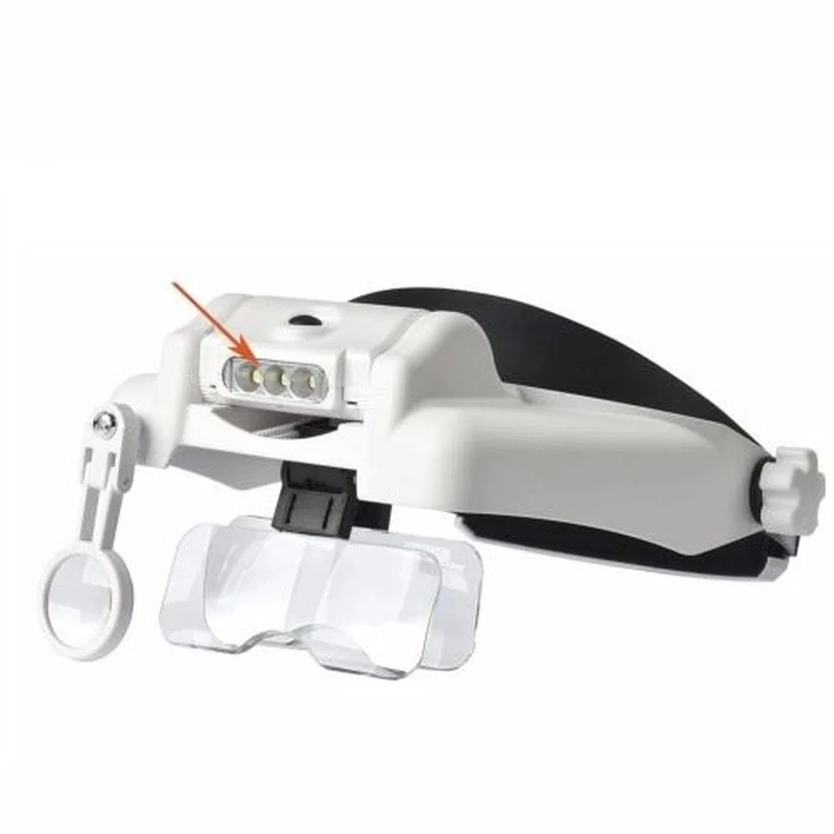 Nikula-3 Led Lambalı Şapka Tıp Büyüteç 3lensli- Mg81000s görsel 2