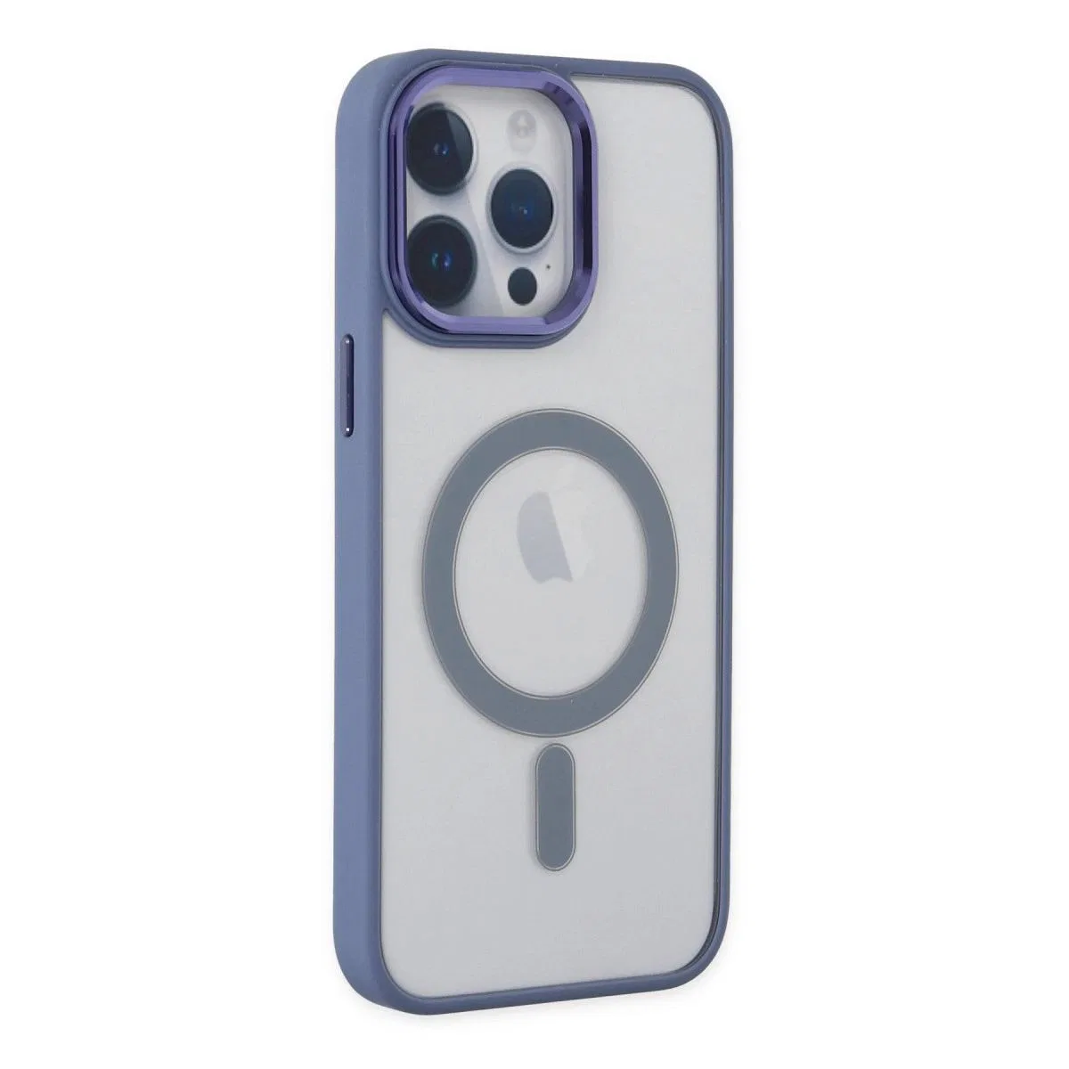 Apple İphone 14 Pro Max Kılıf Room Magneticsafe Silikon - Sierra Blue