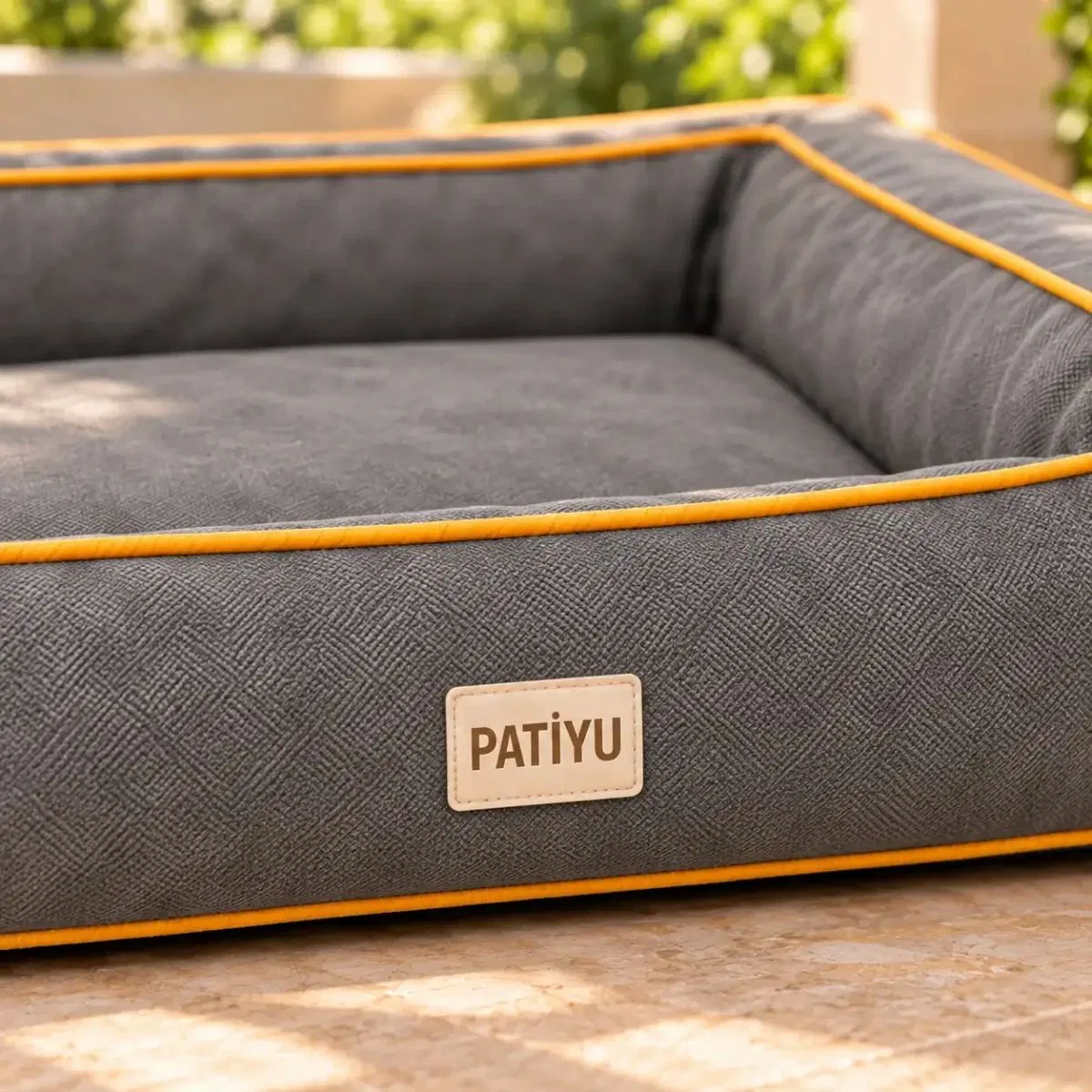 Kedi Köpek Yatağı Sofa Bed - Kiremit · Gri görsel 2