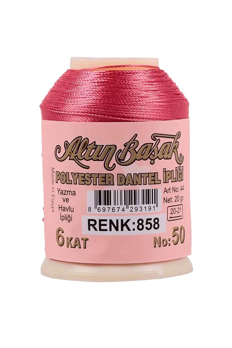 3 Adet Altınbaşak Oya ve Dantel İpi 20 gr - Royaleks - No: 858 görsel 3