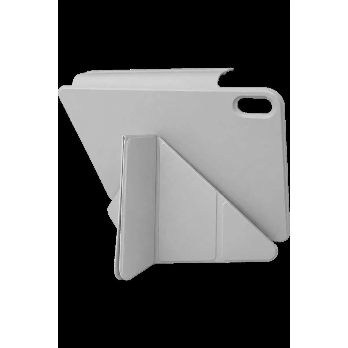 Apple İpad 2025 10. 9 10. nesil (a16) Edz Manyetik Standlı Tablet Kılıfı - Gri görsel 3