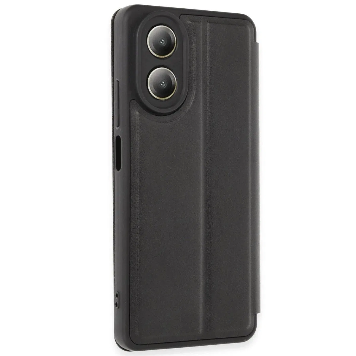 Oppo A38 Kılıf Flip Cover - Siyah görsel 2