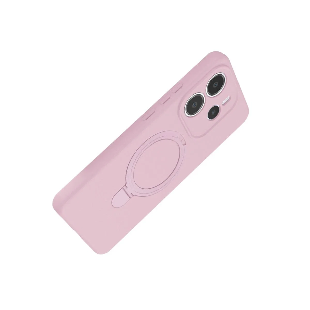 Xiaomi Redmi Note 14 4g Regal Magsafe Standlı Kapak - Açık Pembe görsel 3