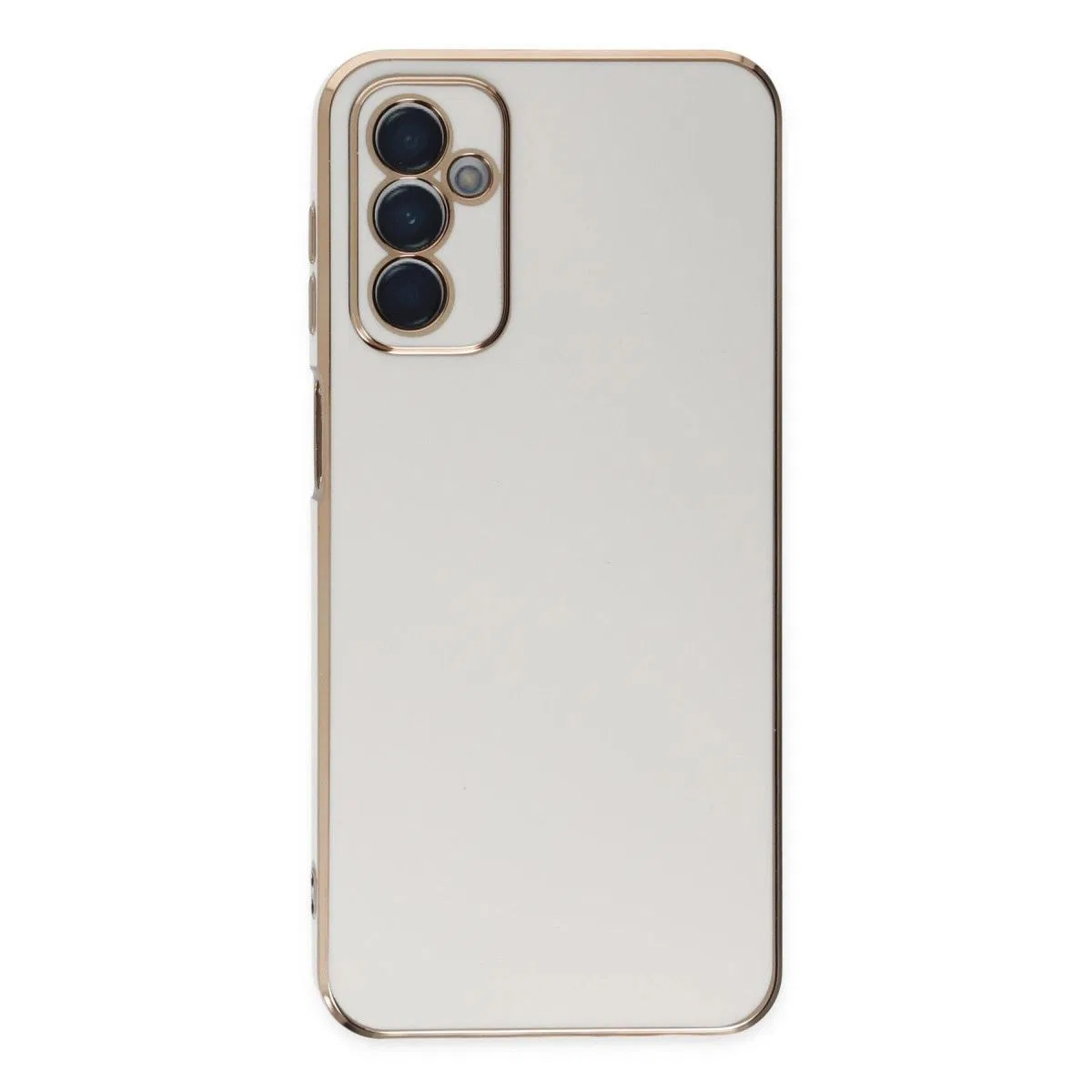Samsung Galaxy M23 Kılıf Volet Silikon - Beyaz
